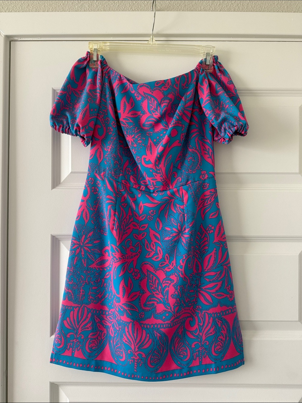 Lilly Pulitzer Jada Off-Shoulder Romper Dress - Leaf and Impression